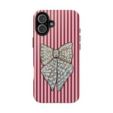 Silver Ribbon Tough Phone Cases