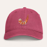 Shrimp Washed Cotton Cap