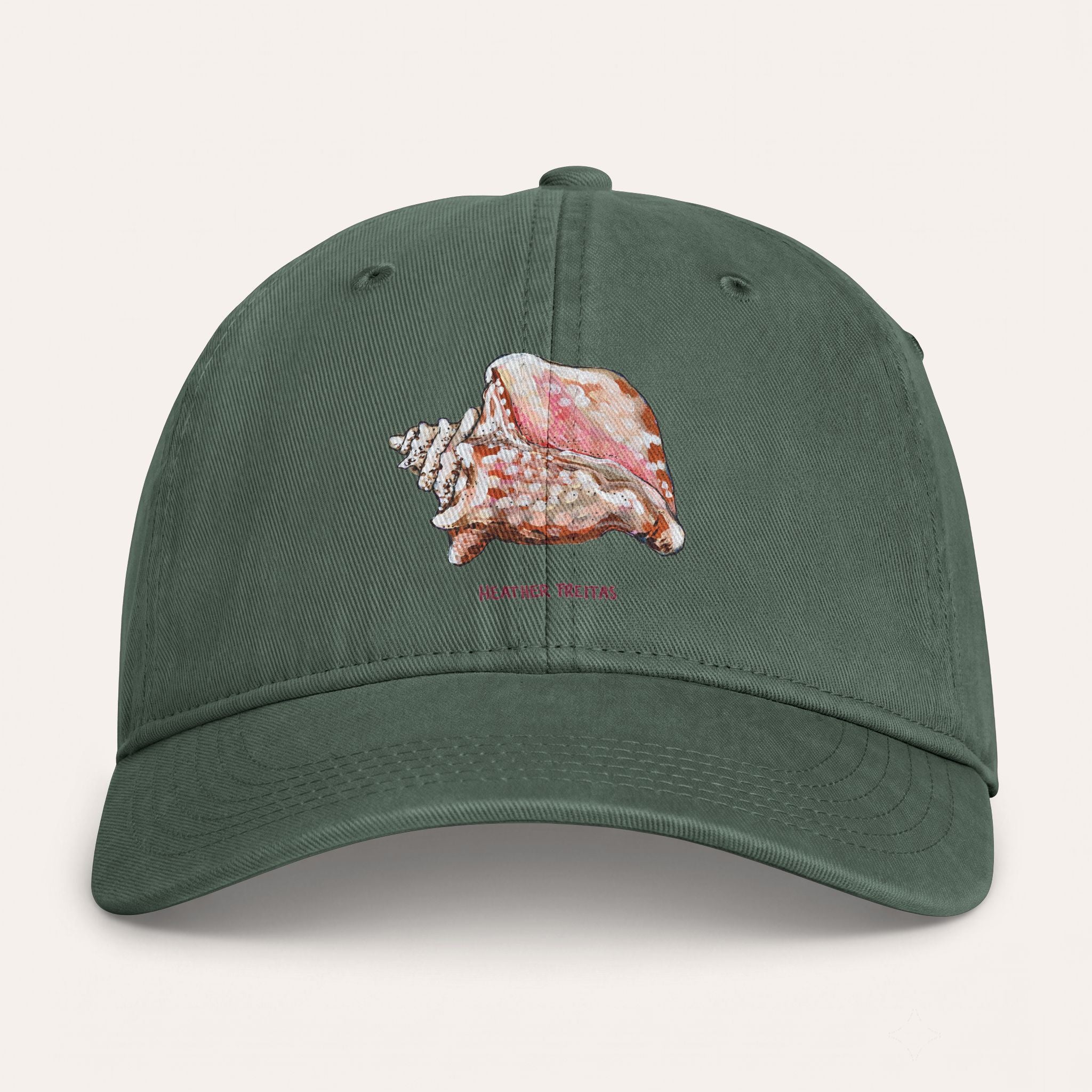 Conch Washed Cotton Cap