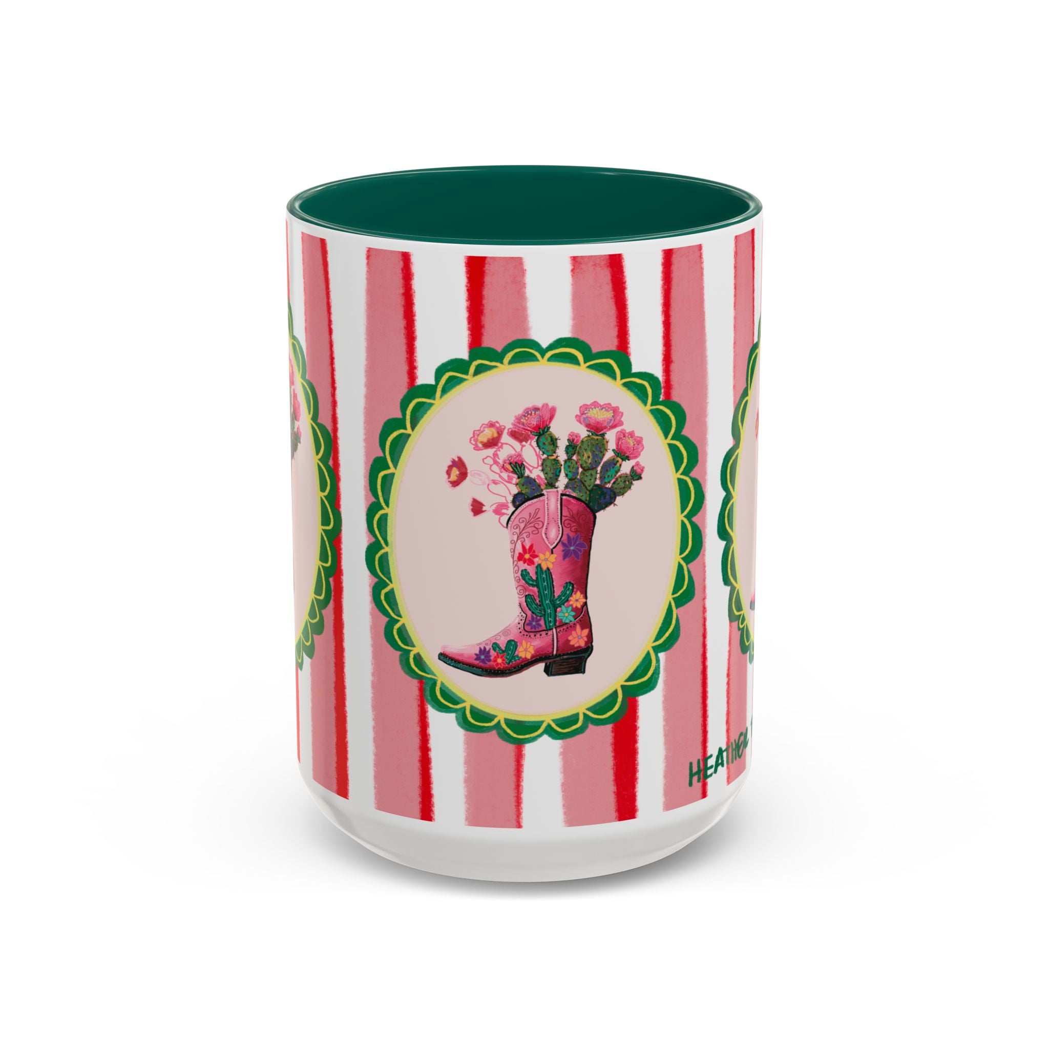 Cowgirl Boot Coffee Mug 15oz