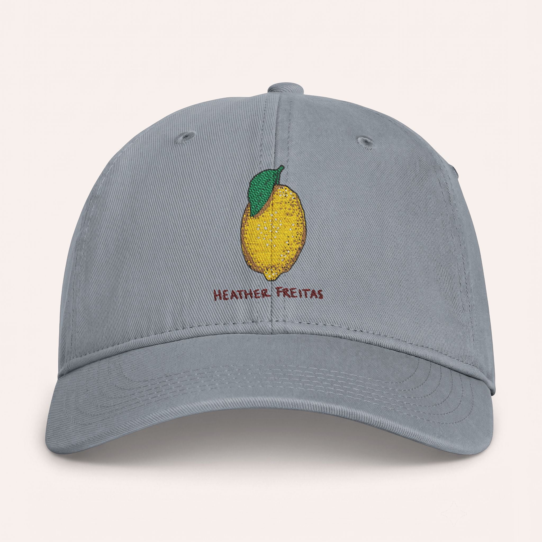 Lemon Embroidered Cap