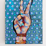 Peace, Love, Fashion & Evil Eyes ( Original Painting )