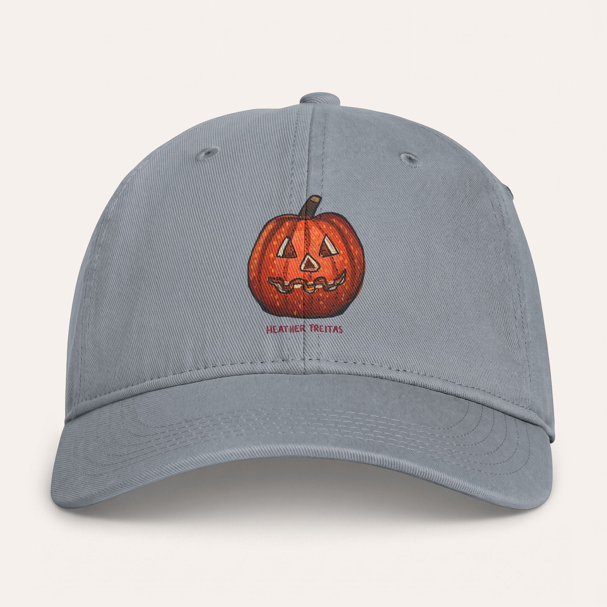 Jack O' Lantern Washed Cotton Cap