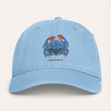Blue Crab Washed Cotton Cap