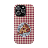 Pizza On A Porcelain Case Tough Phone Case