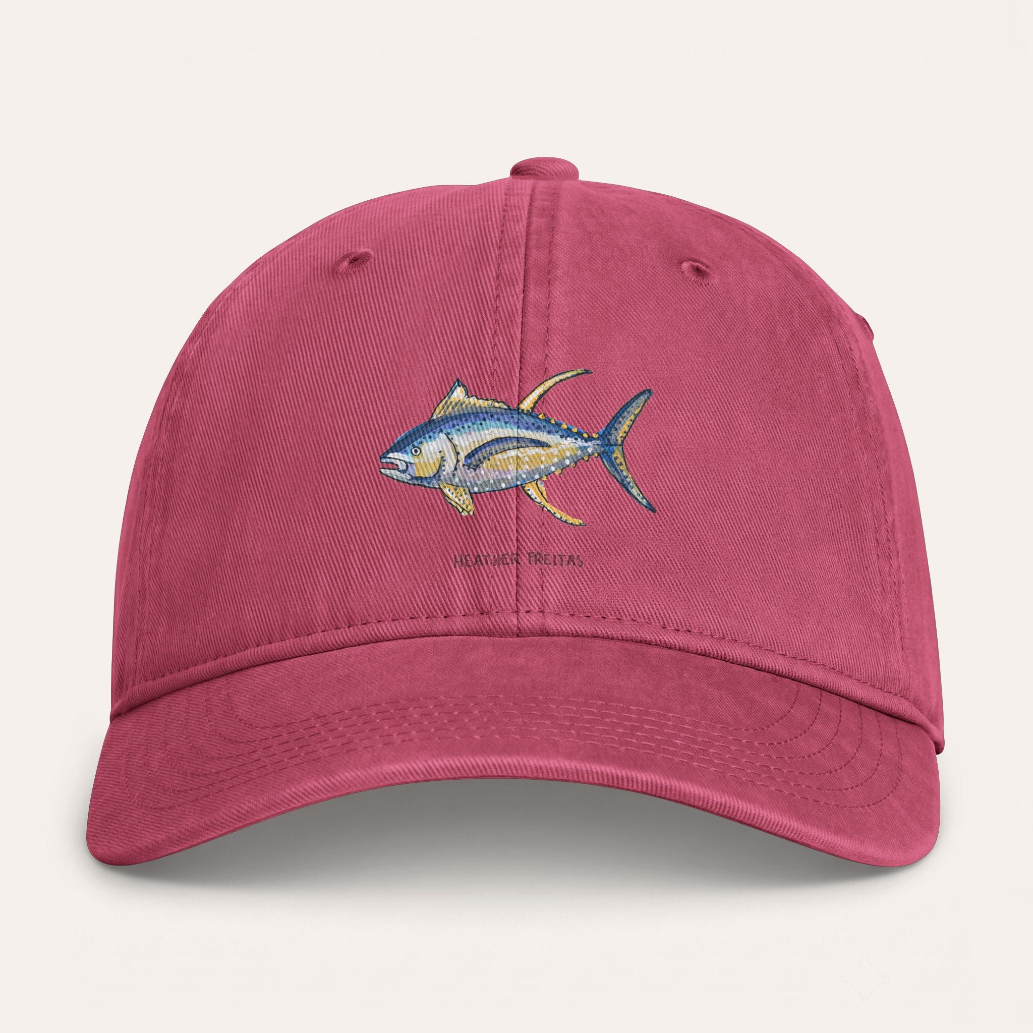 Blue Fin Tuna Washed Cotton Cap