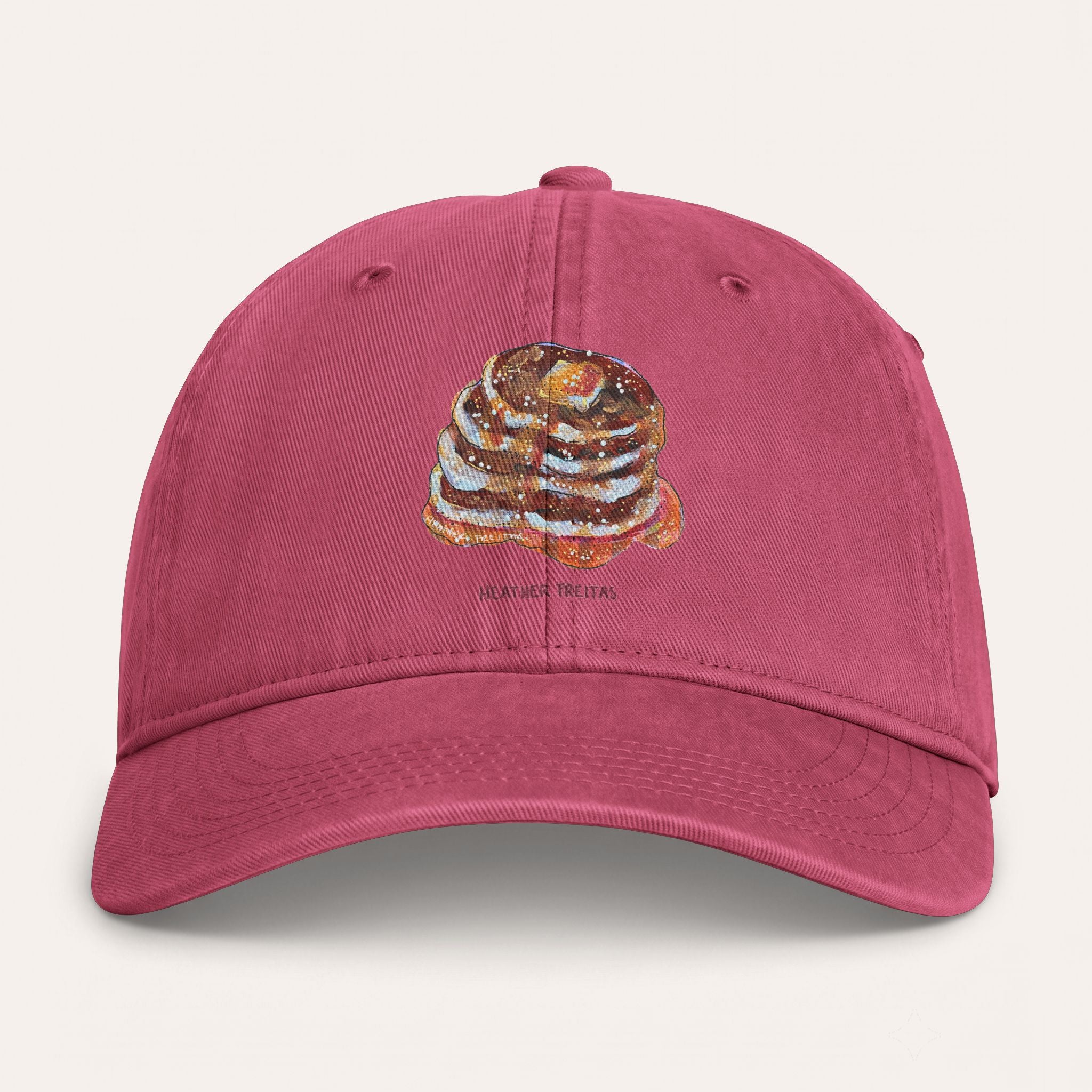 Pancakes Washed Cotton Cap