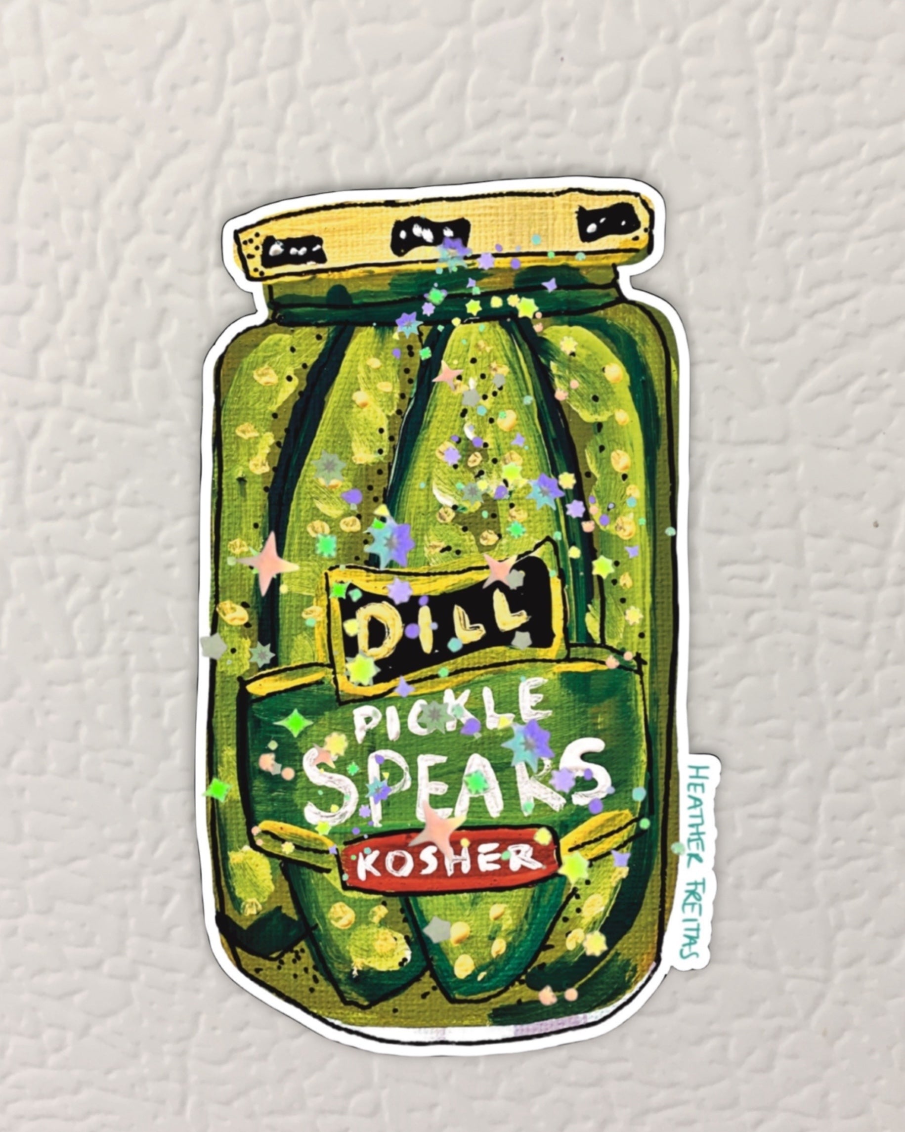 Pickle Spears Magnet ( Die-Cut )