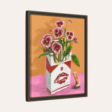 Dirt Bouquet Framed Fine Art Canvas Print