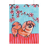 Pekingese Dog Art Print