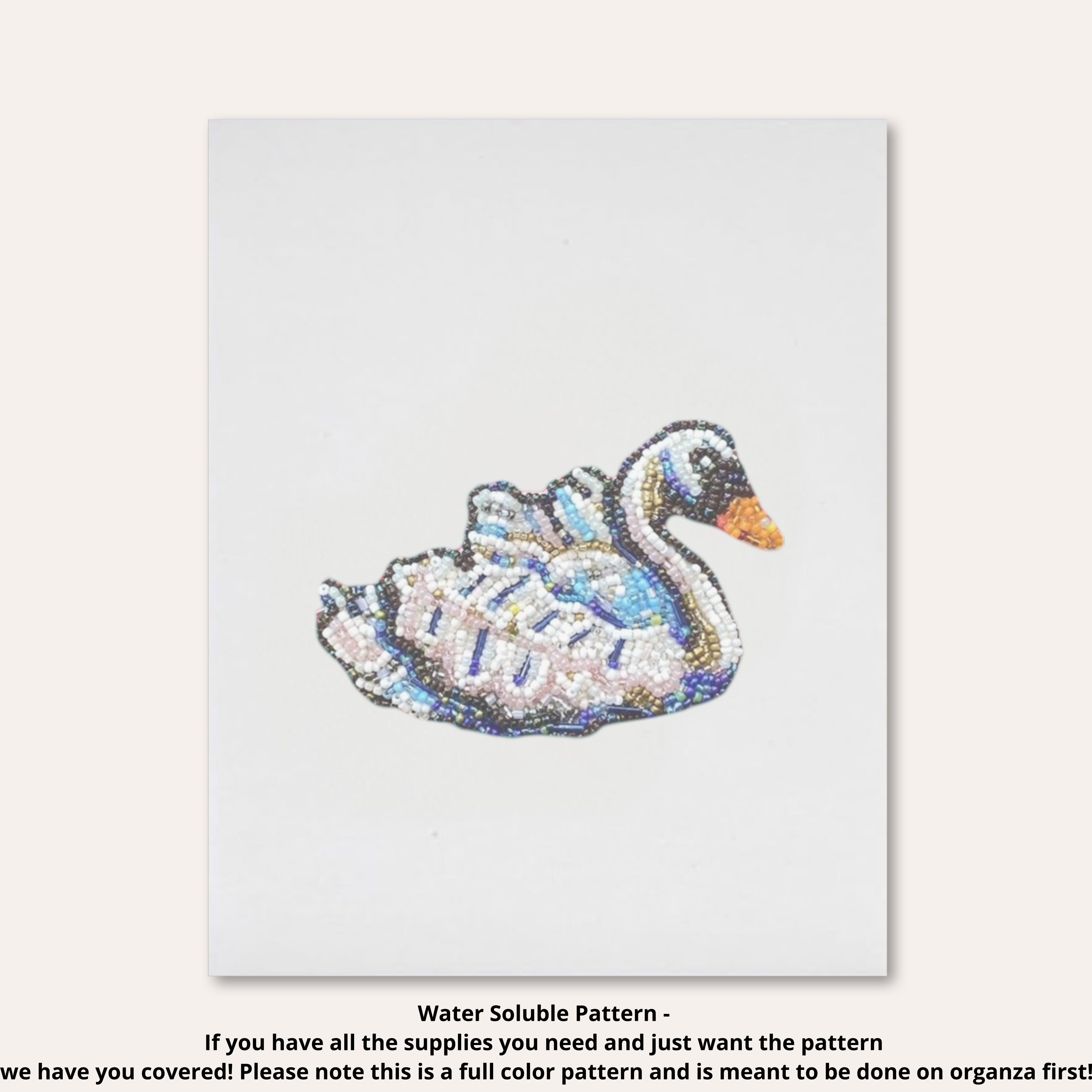 Swan Beaded Art Kit