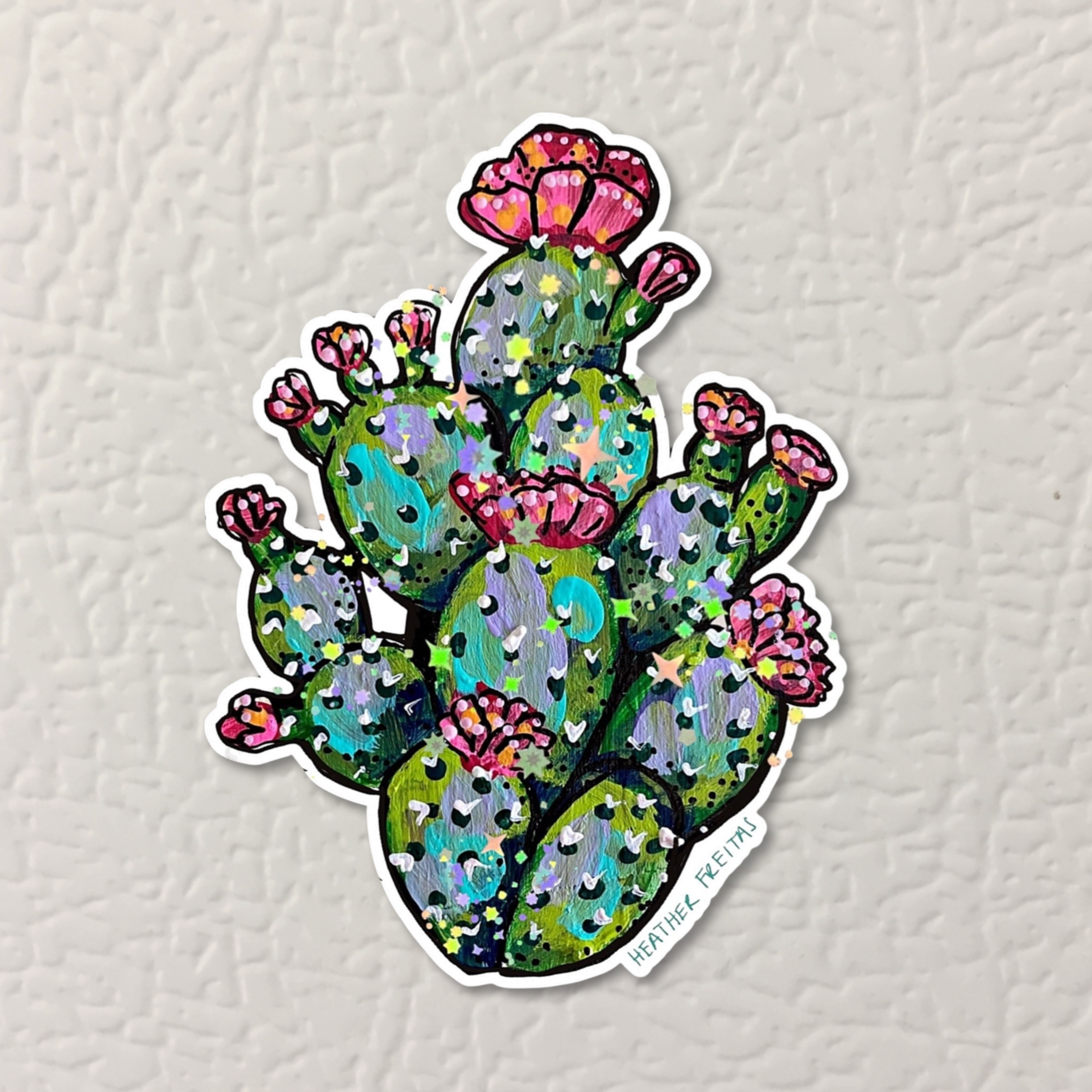 Prickly Pear Magnet ( Die-Cut )