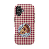 Pizza On A Porcelain Case Tough Phone Case