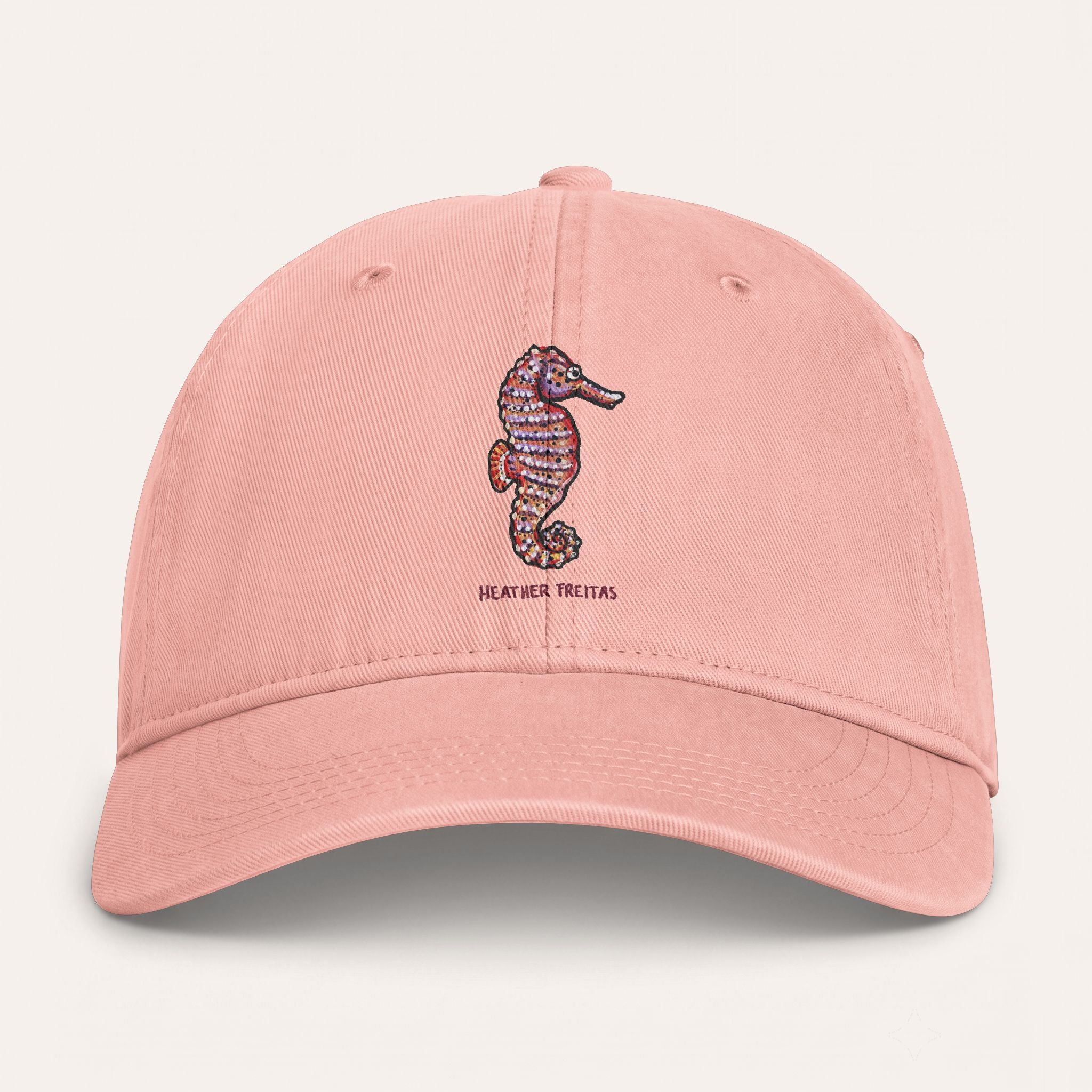 Seahorse Washed Cotton Cap