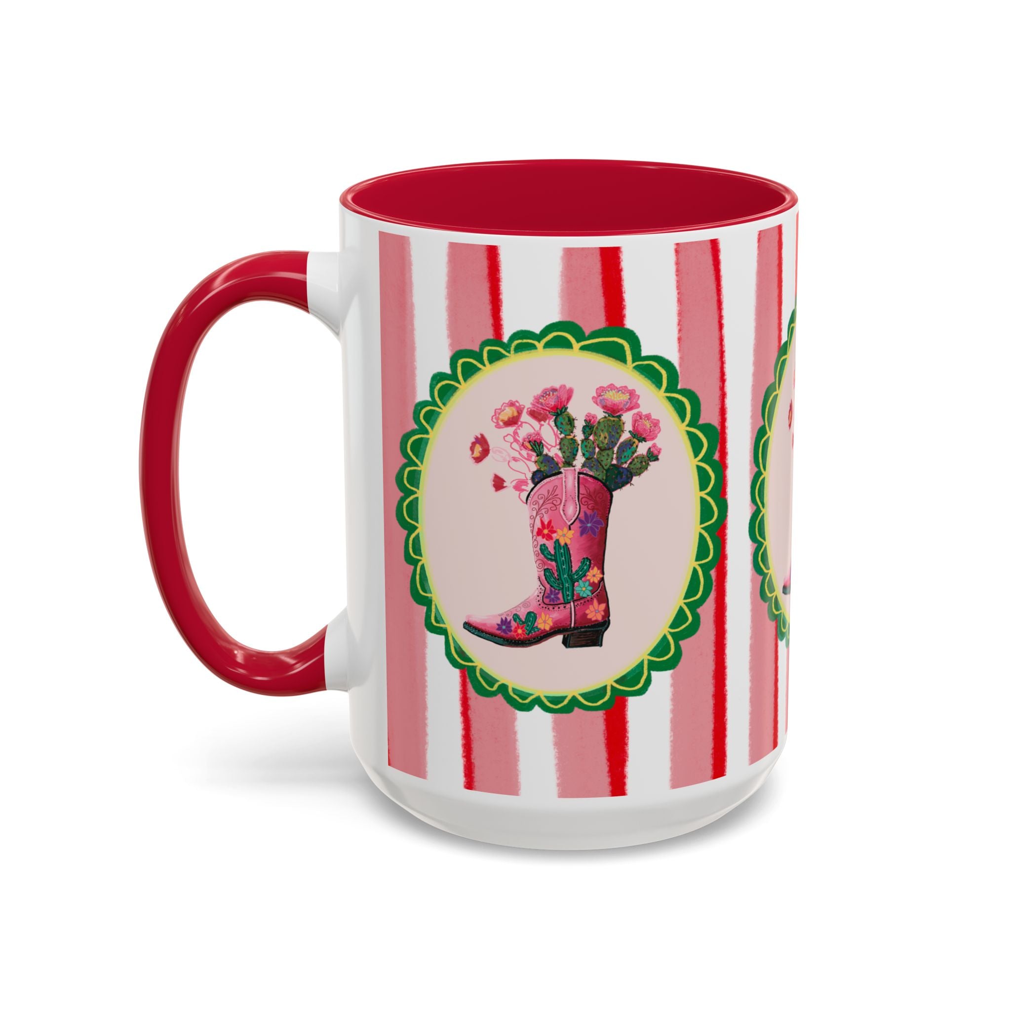 Cowgirl Boot Coffee Mug 15oz
