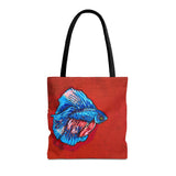 Blue Betta Tote Bag