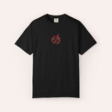 Pomegranate Embroidered Cotton Tee