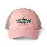 Rainbow Trout Women's Washed Mesh-Back Cap