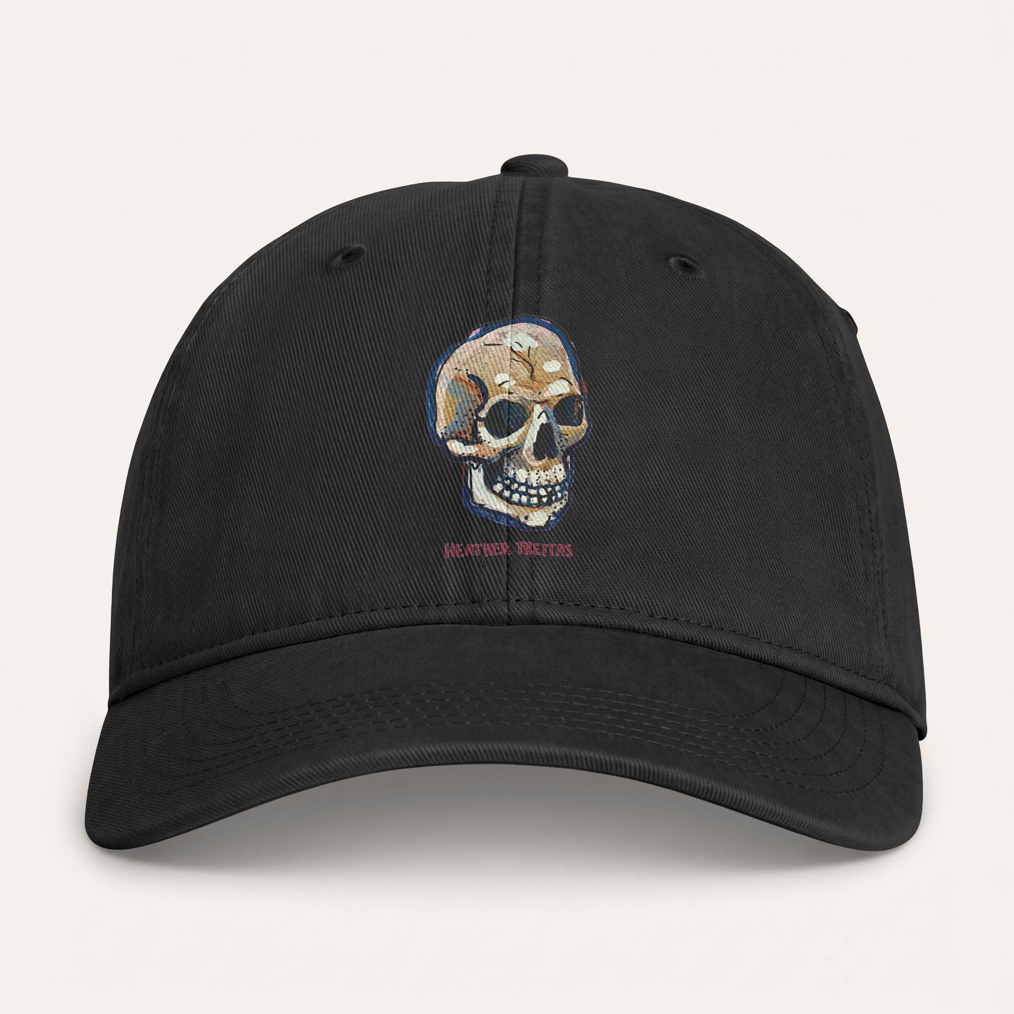 Skull Washed Cotton Cap