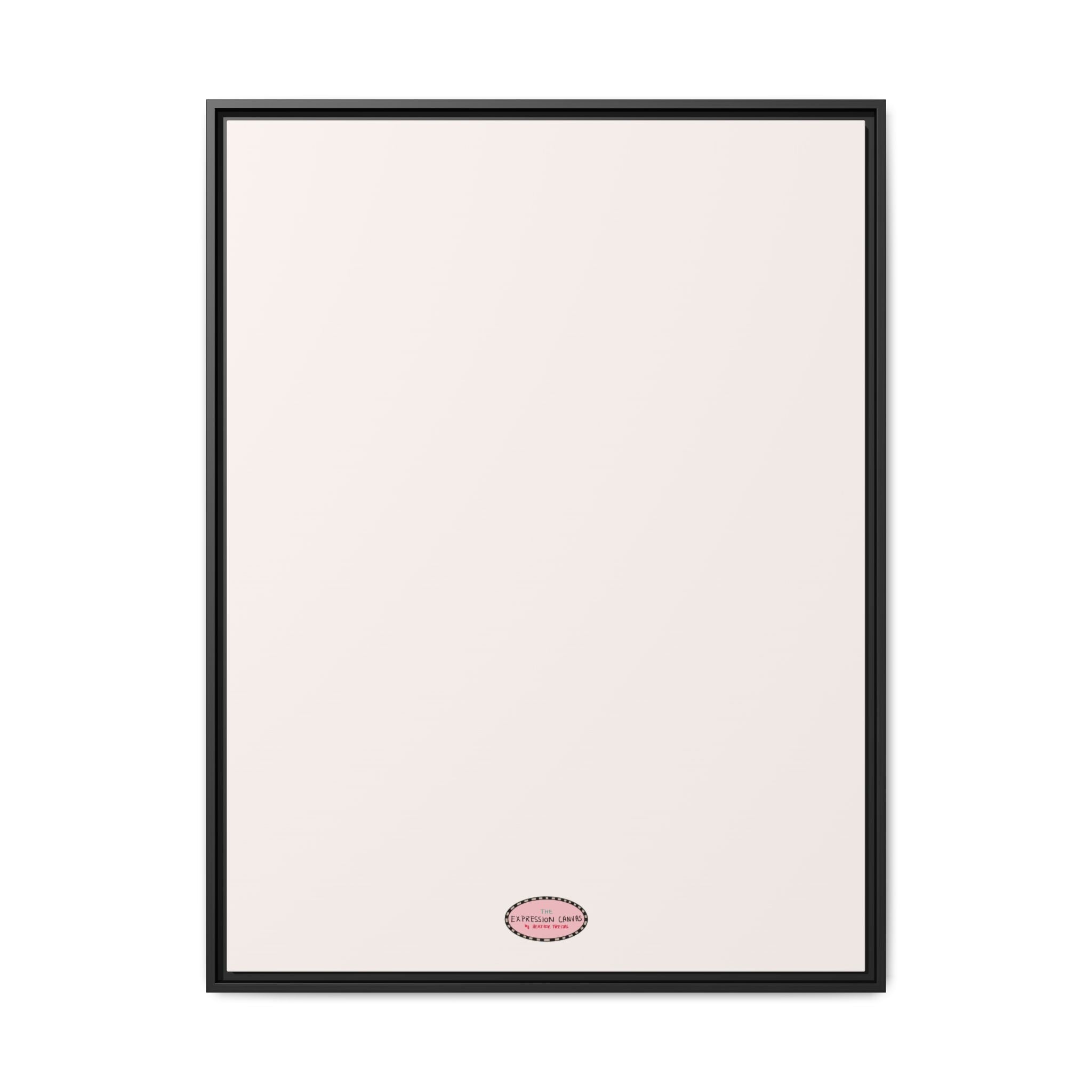 Fog Expressions Framed Canvas Print