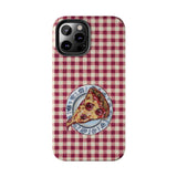 Pizza On A Porcelain Case Tough Phone Case