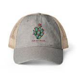 Prickly Pear Women's Washed Mesh-Back Cap