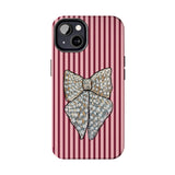 Silver Ribbon Tough Phone Cases
