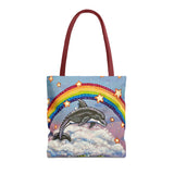 Dancing Dolphin Tote Bag