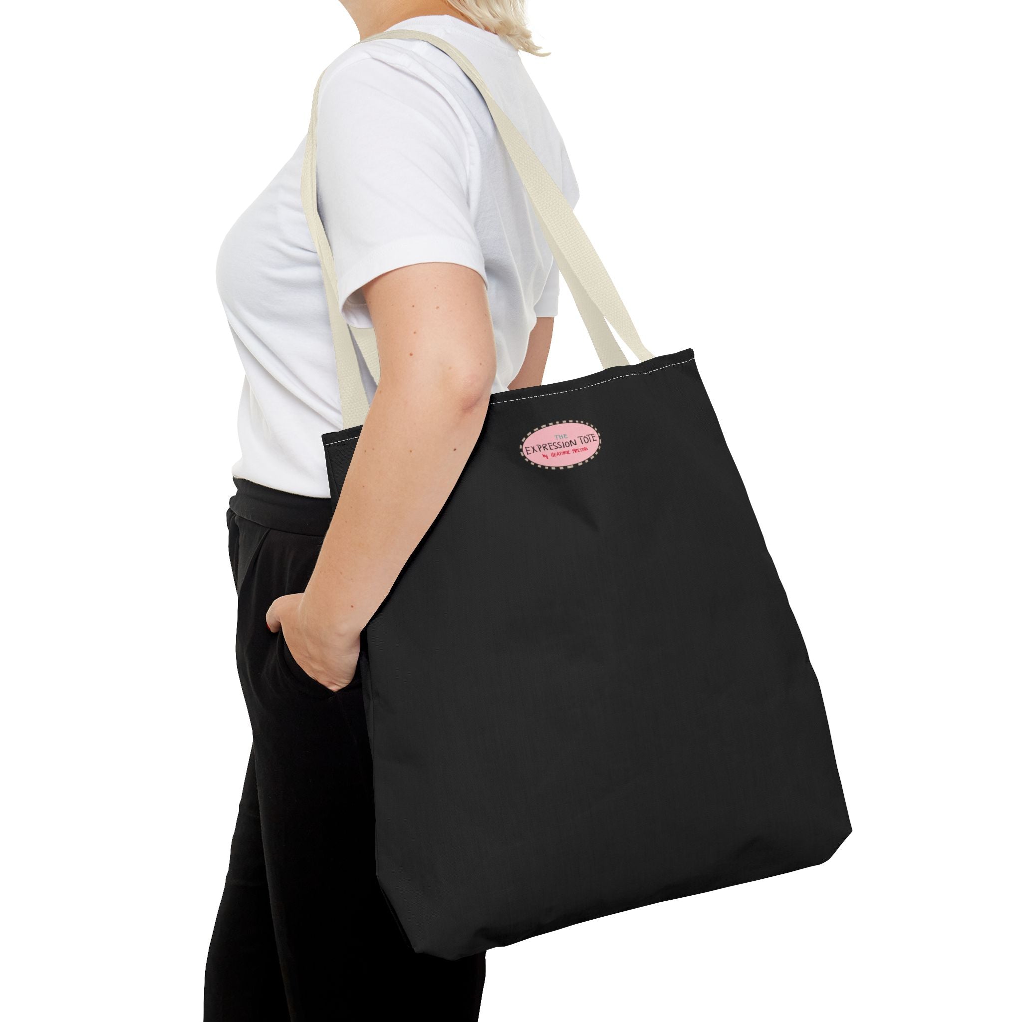 Black Basic Tote ( Unlined )