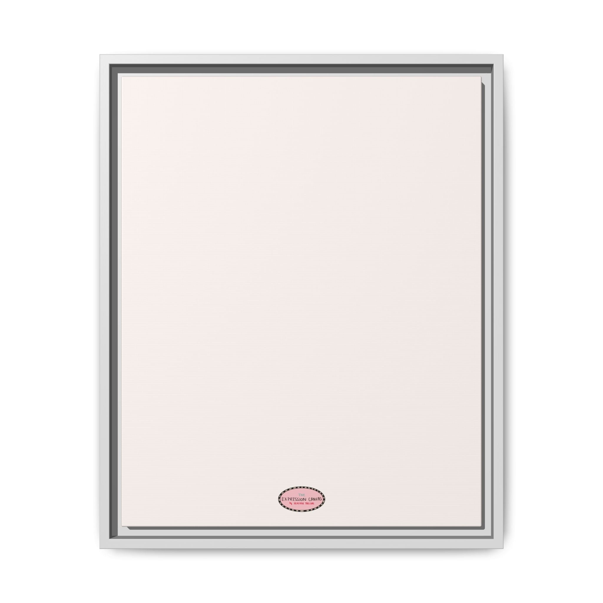 Fog Expressions Framed Canvas Print