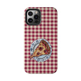 Pizza On A Porcelain Case Tough Phone Case