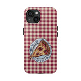 Pizza On A Porcelain Case Tough Phone Case