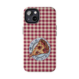 Pizza On A Porcelain Case Tough Phone Case
