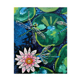 Dragonfly Lily Art Print