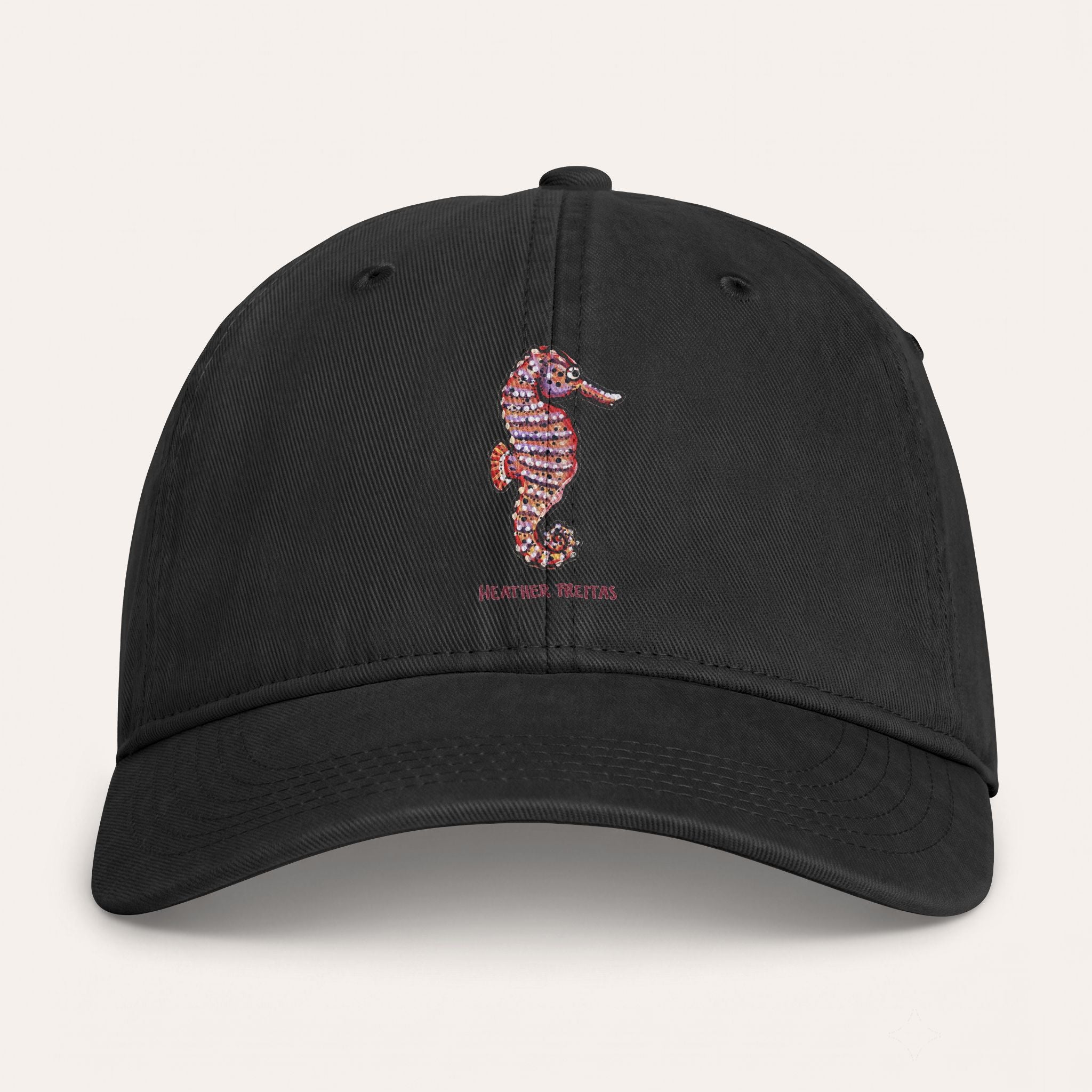 Seahorse Washed Cotton Cap
