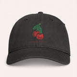 Cherries Embroidered Cap