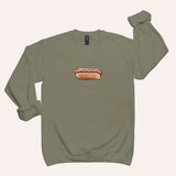 Hot Dog Unisex Crew Neck Sweatshirt