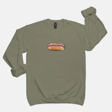 Hot Dog Unisex Crew Neck Sweatshirt
