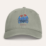 Blue Crab Washed Cotton Cap