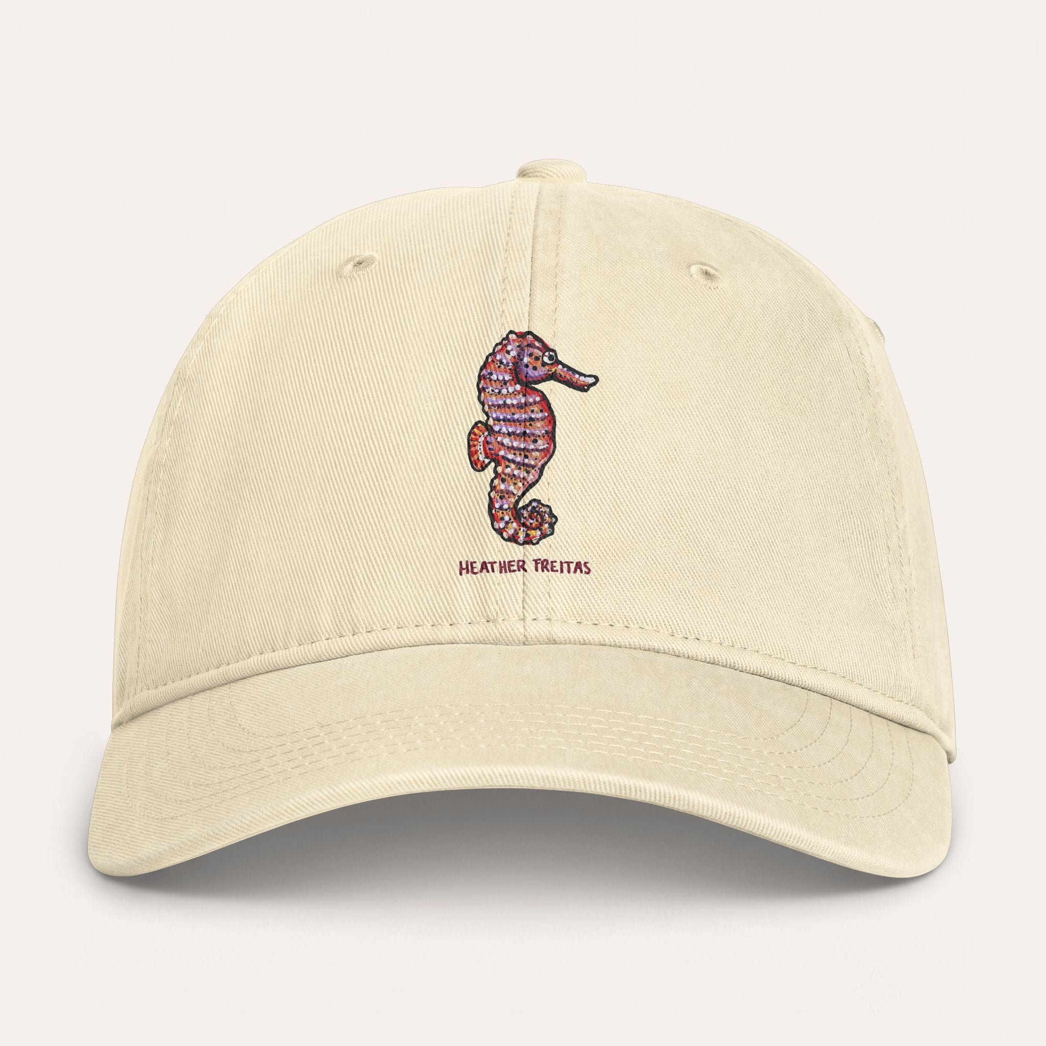 Seahorse Washed Cotton Cap