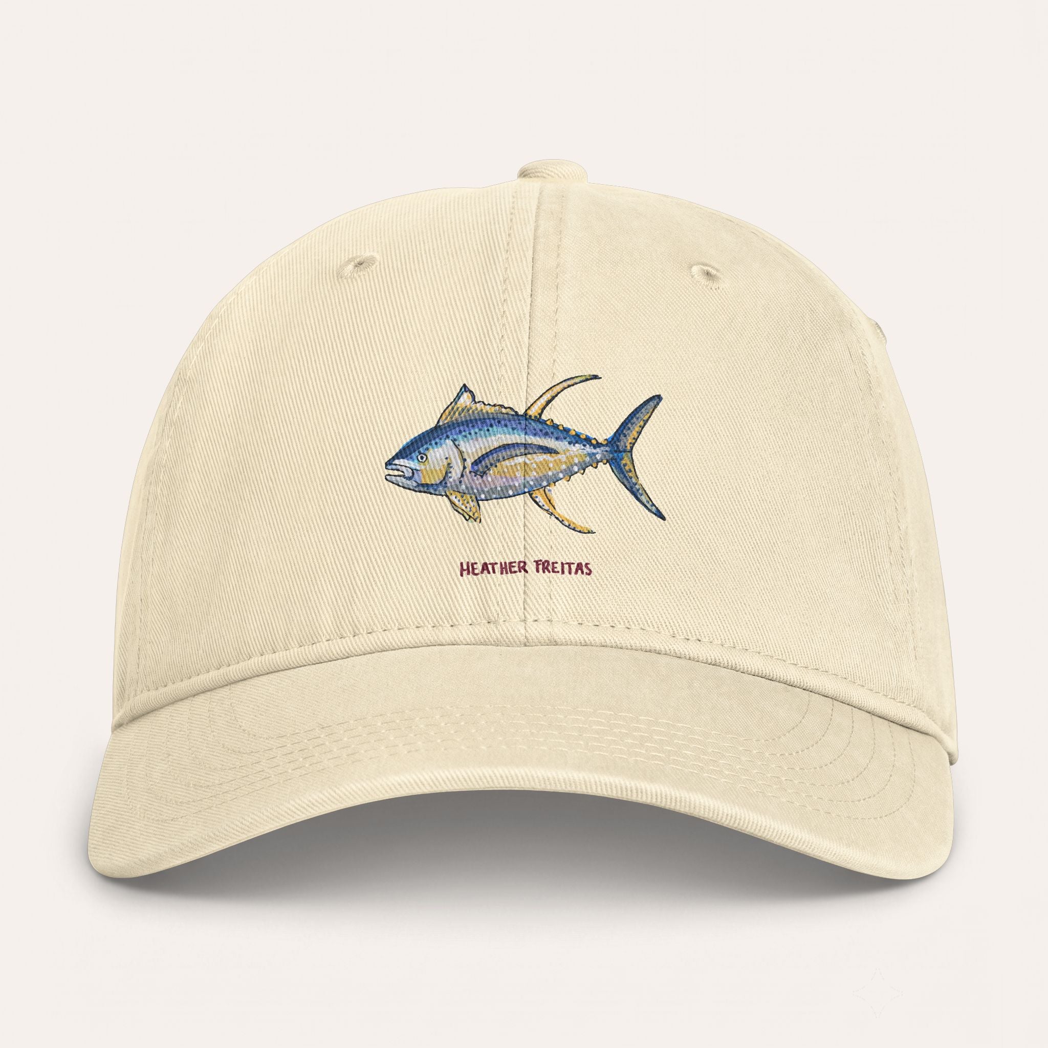 Blue Fin Tuna Washed Cotton Cap