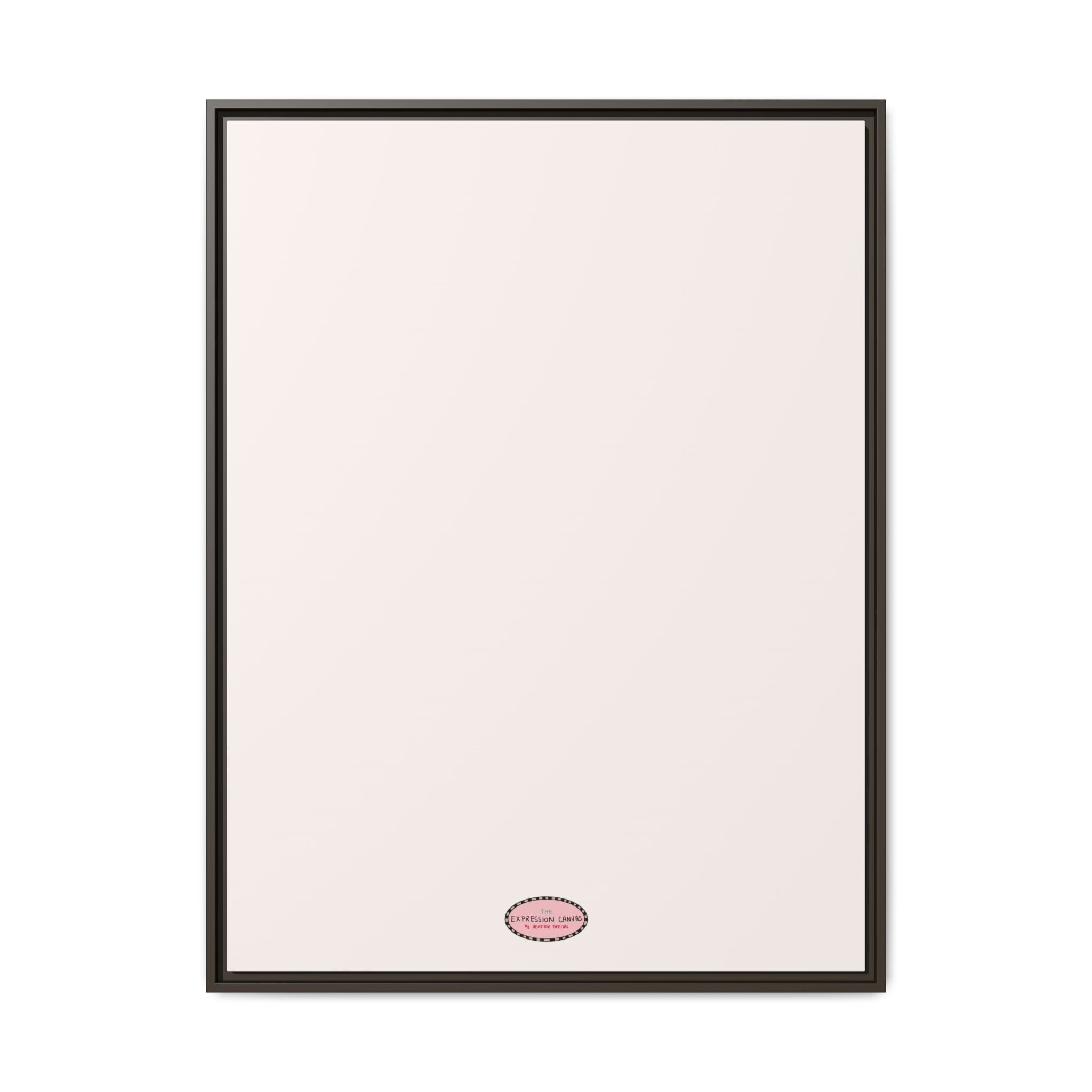 Fog Expressions Framed Canvas Print