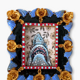 Floral Shark ( Mini Original Painting )