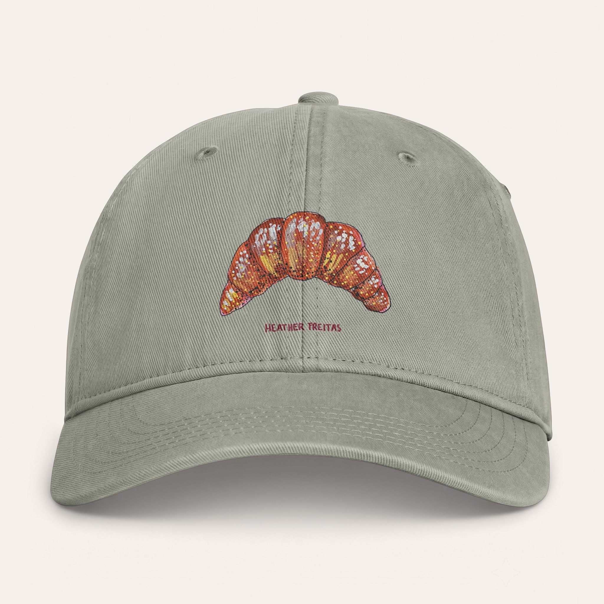 Croissant Washed Cotton Cap
