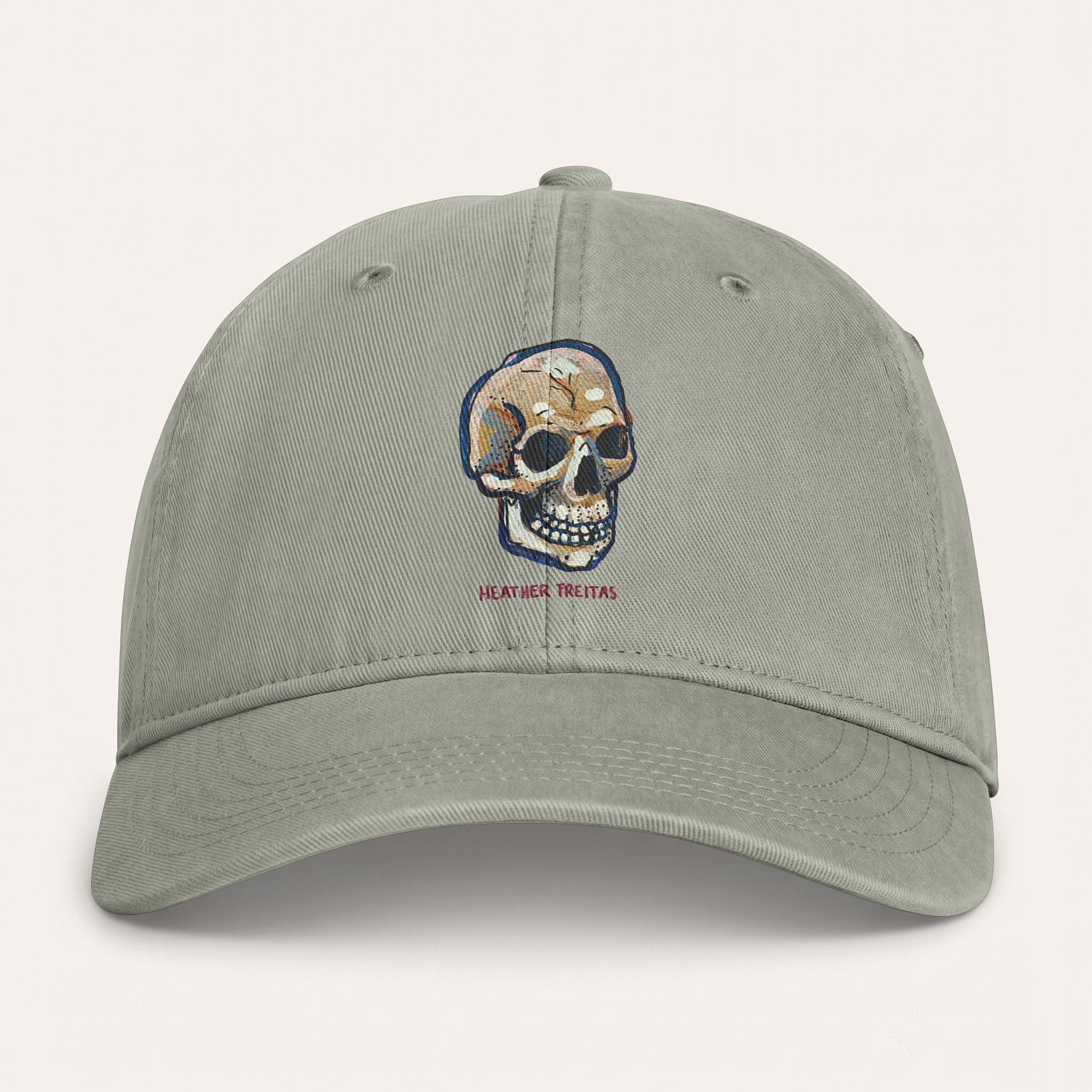 Skull Washed Cotton Cap