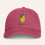 Lemon Embroidered Cap