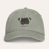 Starry Night Cracker Butterfly Washed Cotton Cap