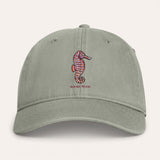 Seahorse Washed Cotton Cap
