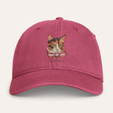 Crazy Cat Lady Washed Cotton Cap