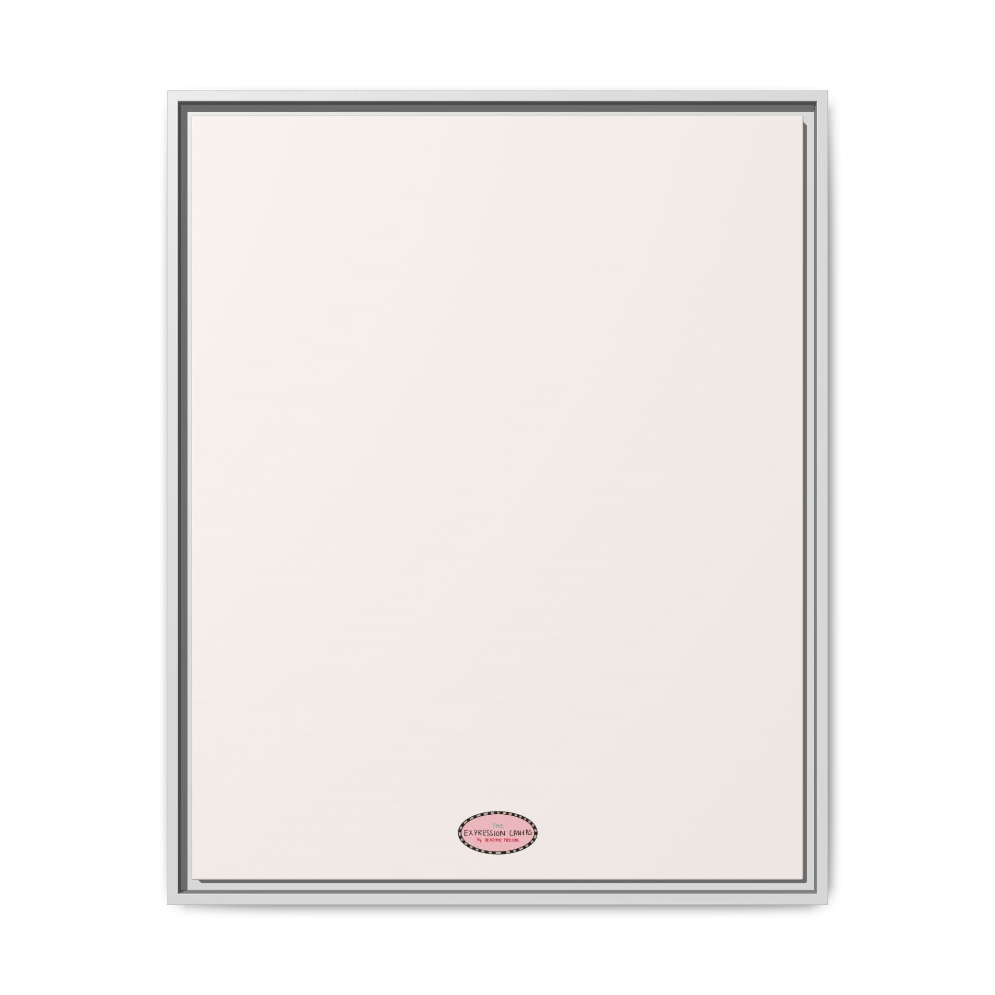 Fog Expressions Framed Canvas Print